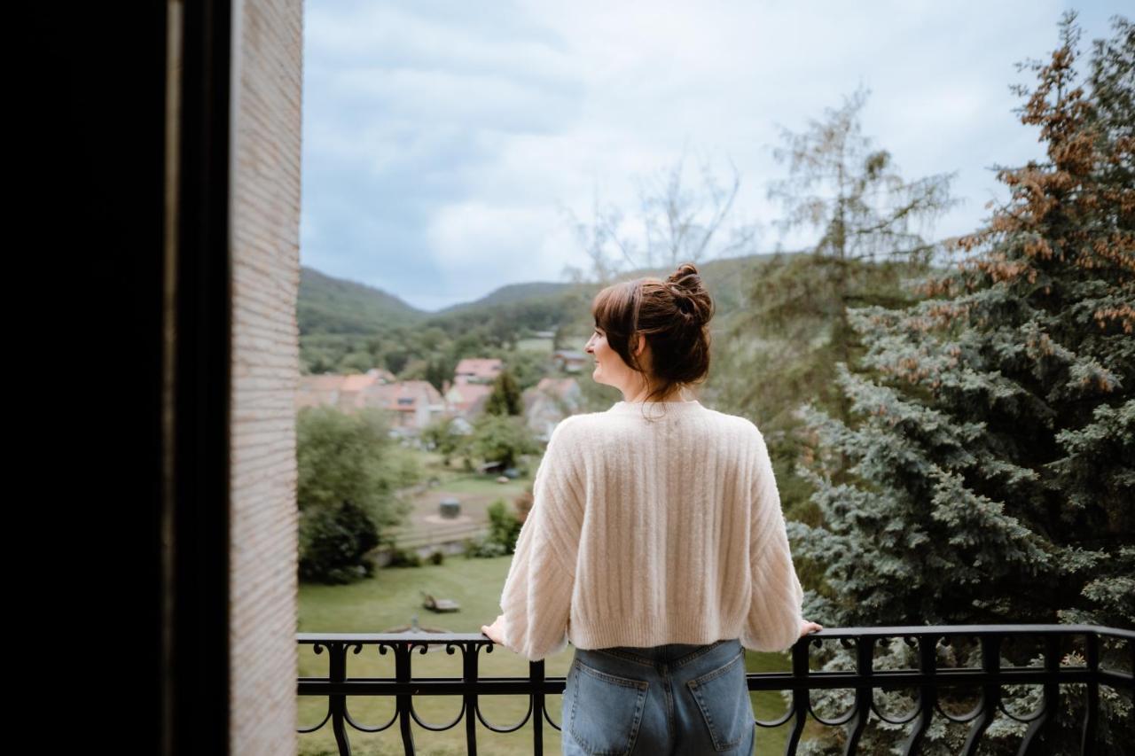 Schlosshotel Stecklenberg Thale Bagian luar foto